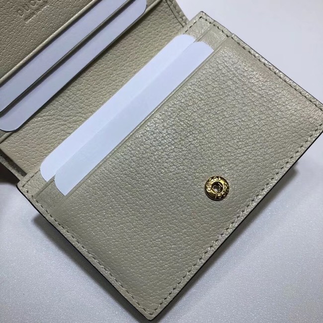 Gucci Ophidia leather wallet 523155 white