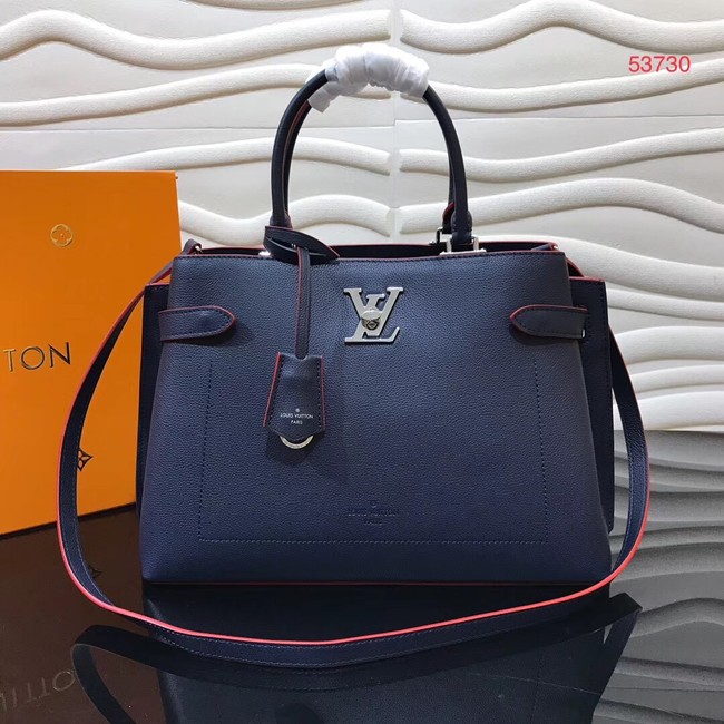 Louis Vuitton original LOCKME DAY M53730 Marine Rouge