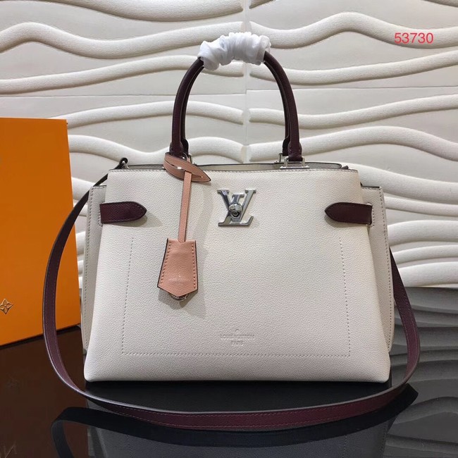 Louis Vuitton original LOCKME DAY M53730 Rose Soie Quartz Calla