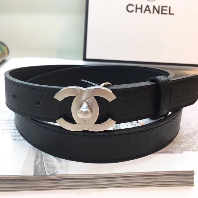 Chanel Calf Leather Belt Wide with 25mm 56605