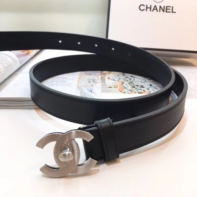 Chanel Calf Leather Belt Wide with 25mm 56605