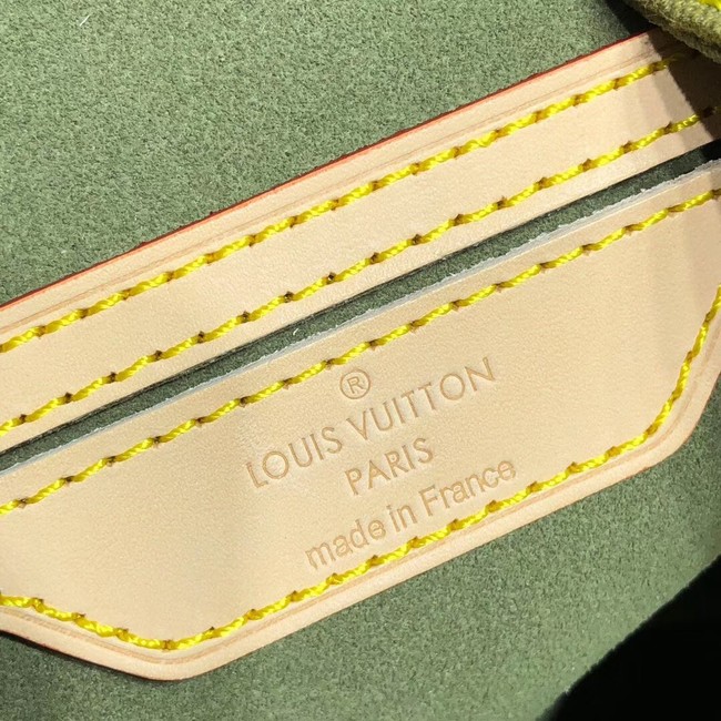 Louis Vuitton Denim Backpack M44460 green