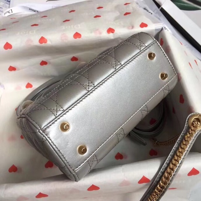 MINI LADY DIOR-TAS VAN LAMSLEER M15P grey