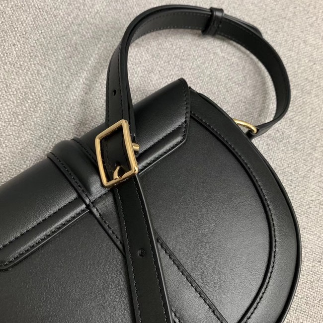 CELINE SMALL BESACE 16 BAG IN SATINATED CALFSKIN CROSS BODY 188013 BLACK