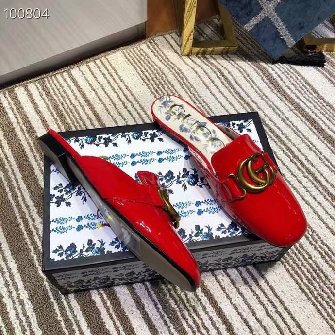 Gucci Princetown leather slipper GG1499BL