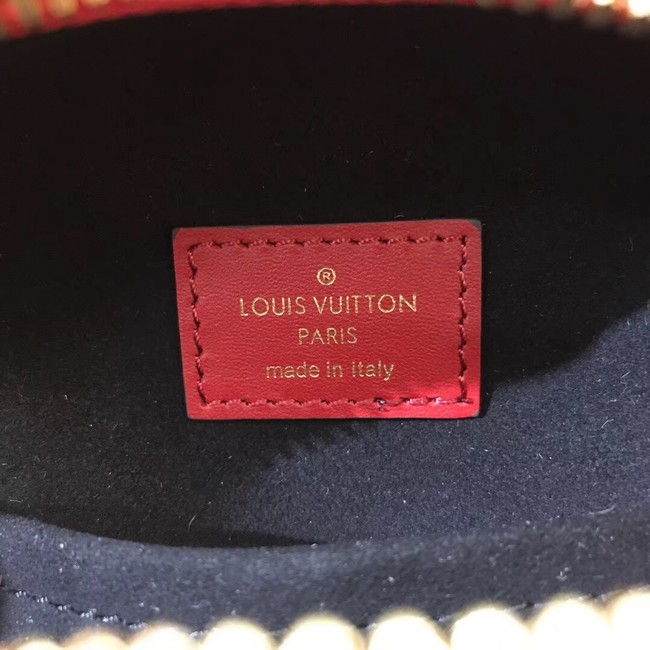 Louis vuitton original Monogam vernis BOITE CHAPEAU SOUPLE M53999 red