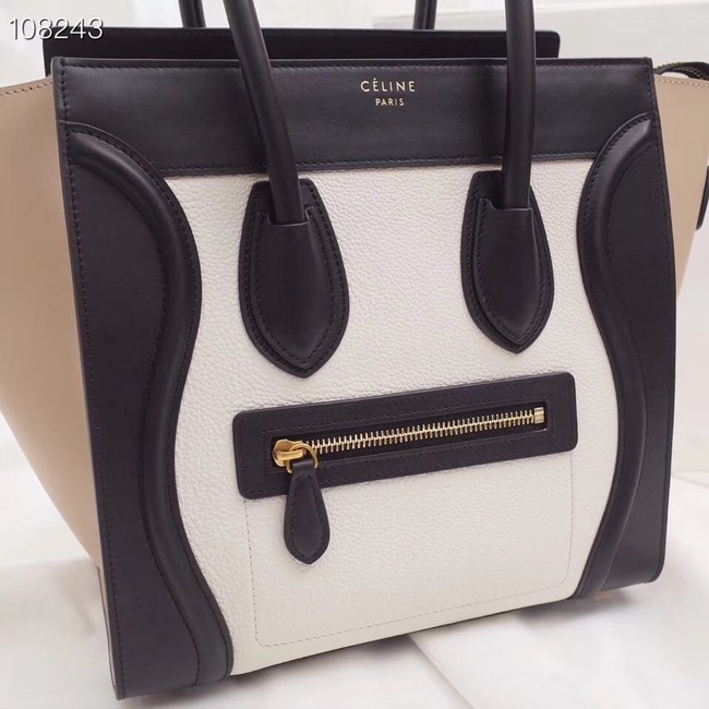 Celine Luggage Boston Tote Bags All Calfskin Leather C0189-2