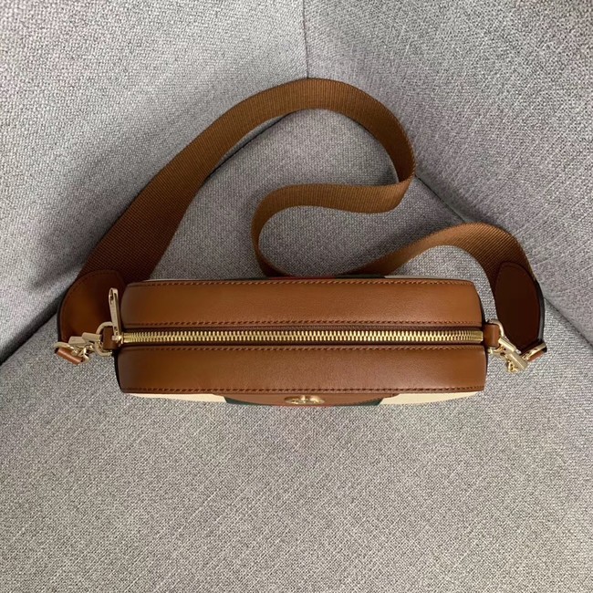 Gucci Vintage canvas shoulder bag 575073 Camel