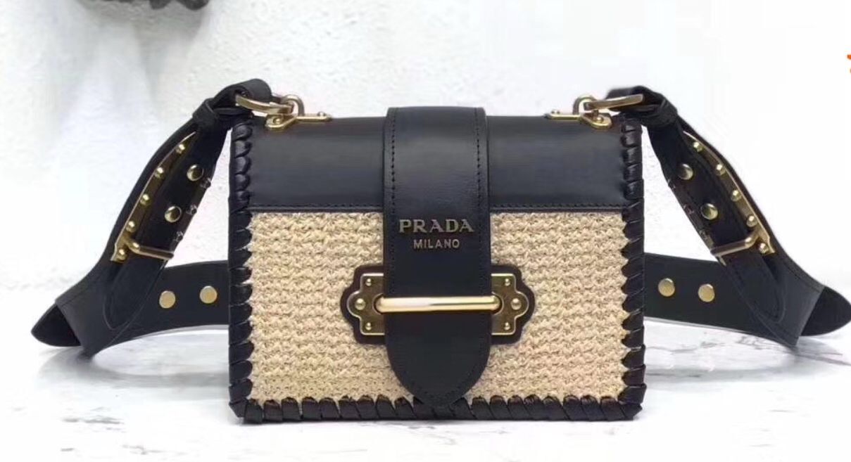 Prada Top Qualiyt Bag 1BA215 Black