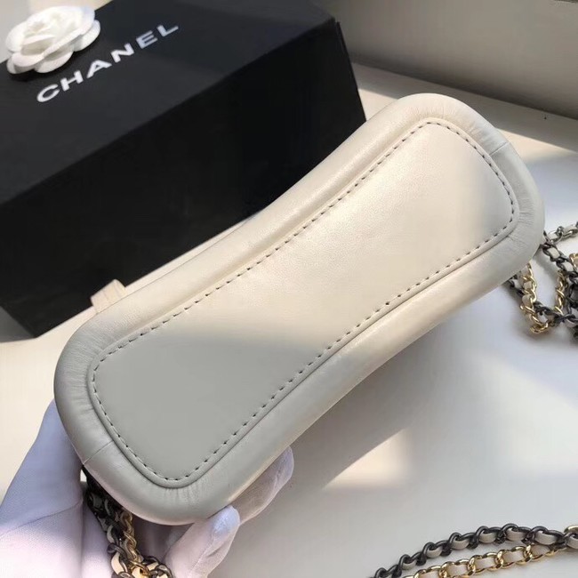 Chanel gabrielle small hobo bag A91810 white