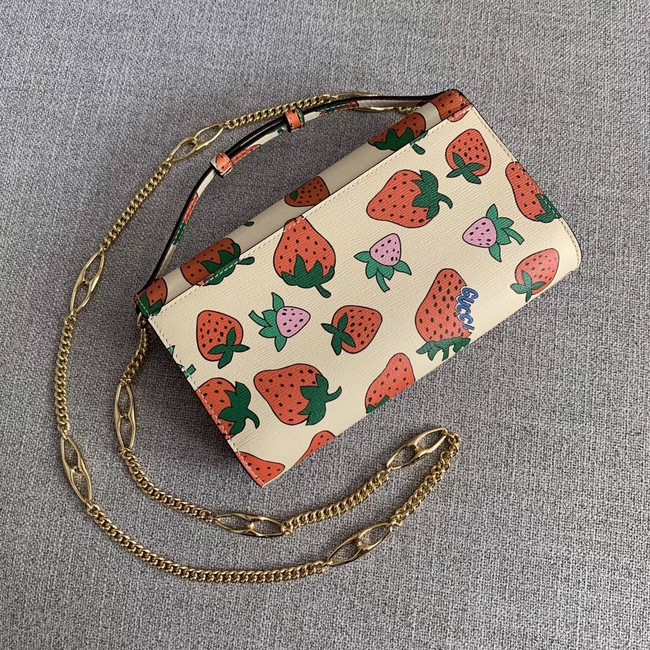 Gucci Zumi Strawberry print bag 572375