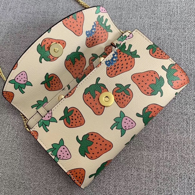 Gucci Zumi Strawberry print mini bag 564718