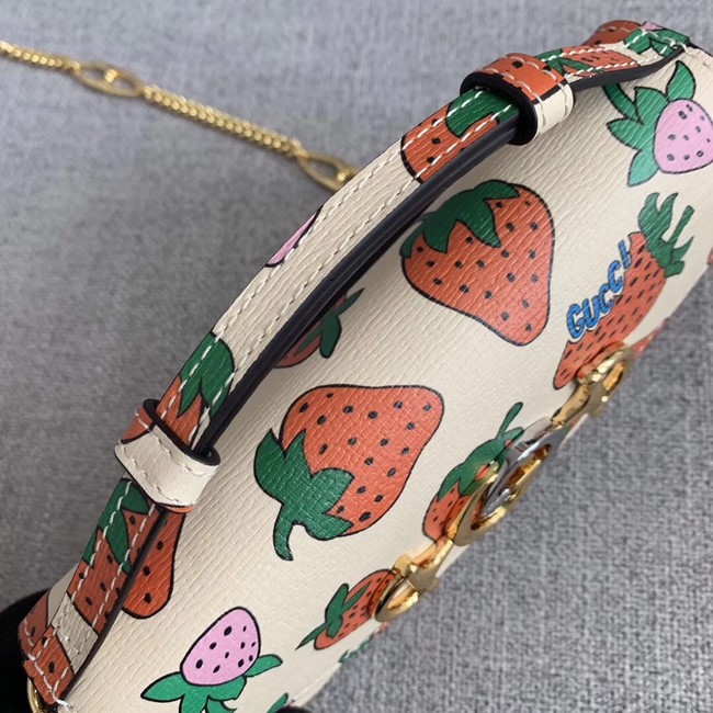 Gucci Zumi Strawberry print mini bag 564718