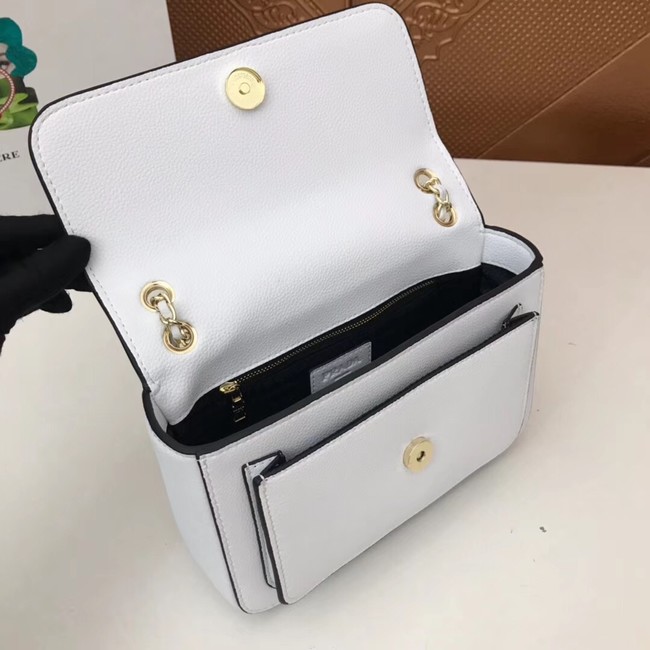 Prada Calf leather shoulder bag 3011 white