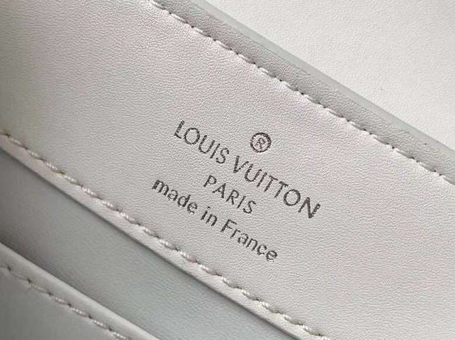 Louis vuitton original crocodile CAPUCINES Mini M93163 cream