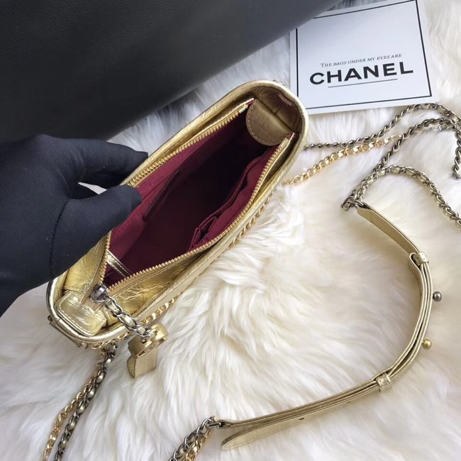 CHANEL GABRIELLE Original Small Hobo Bag A91810 Gold