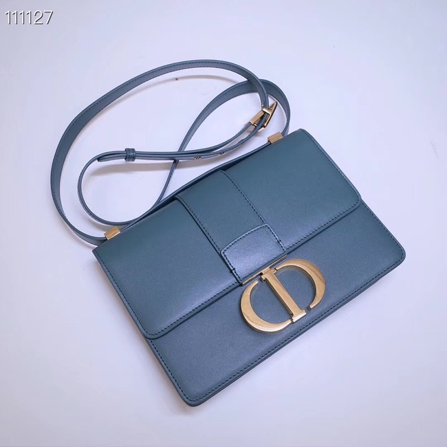 Dior 30 MONTAIGNE CALFSKIN BAG M9203 storm blue