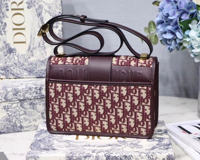 Dior 30 MONTAIGNE DIOR OBLIQUE BAG M9203 burgundy