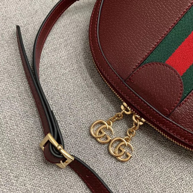 Gucci Ophidia Small Shoulder Bag 499621 Burgundy