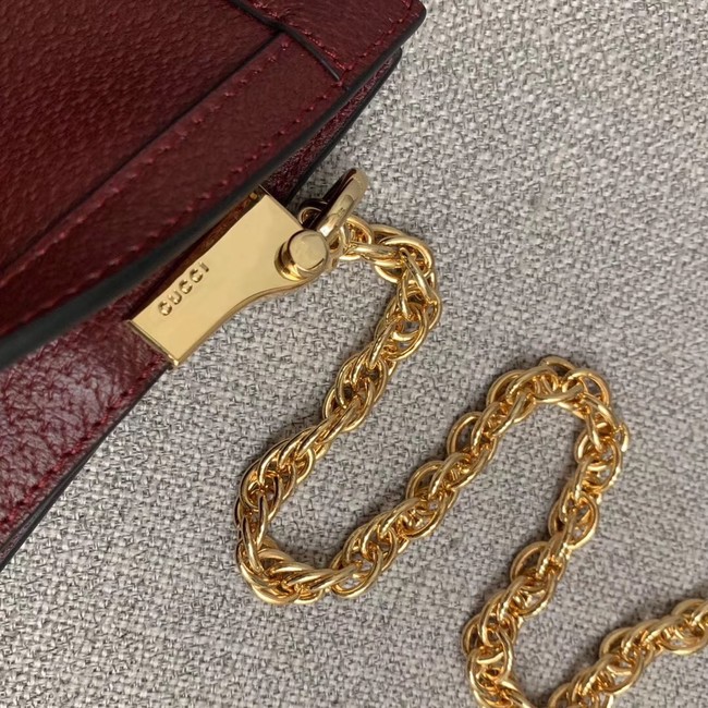 Gucci Ophidia small shoulder bag 503877 Burgundy