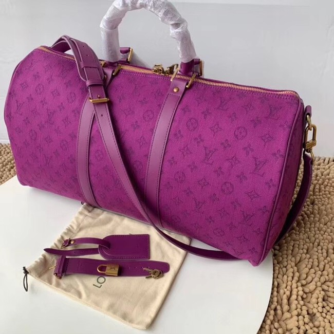 Louis vuitton original KEEPALL BANDOULIERE 50 M44644 Violet