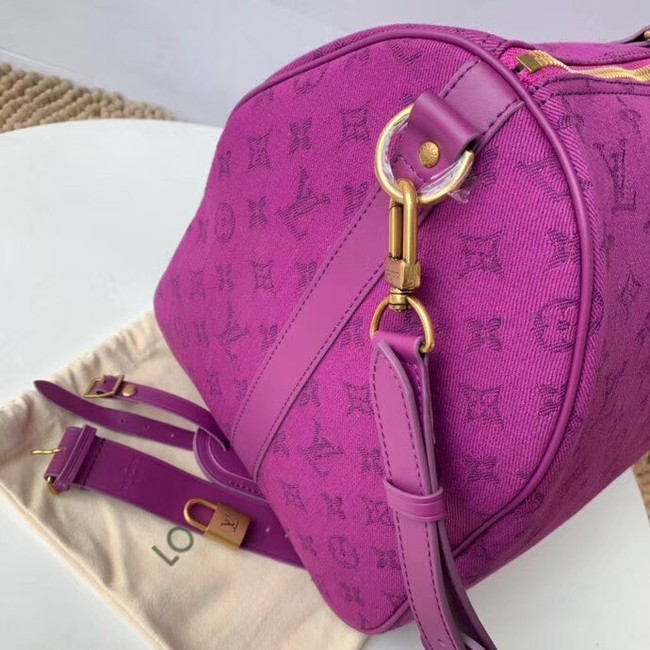 Louis vuitton original KEEPALL BANDOULIERE 50 M44644 Violet