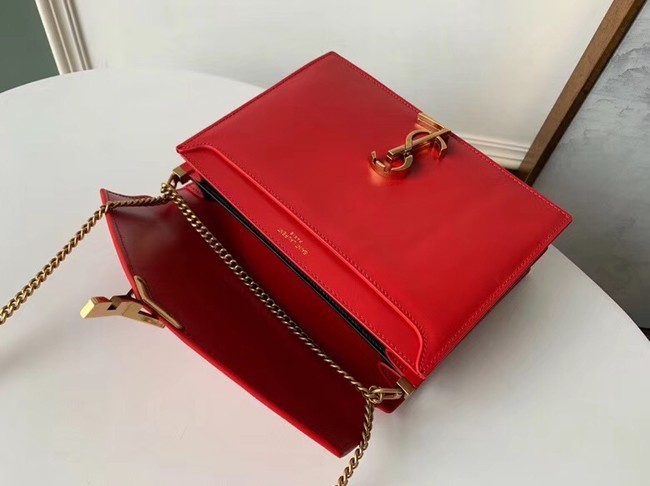 SAINT LAURENT Cassandra leather shoulder bag 532750 red