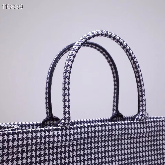 DIOR BOOK TOTE BAG IN EMBROIDERED CANVAS M1286ZJOD