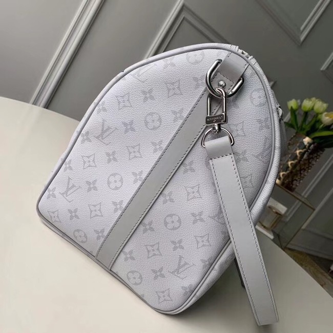 Louis vuitton original KEEPALL BANDOULIERE 50 M44643 white