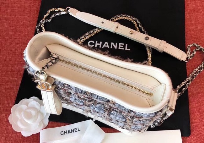 Chanel gabrielle small hobo bag B91810 white