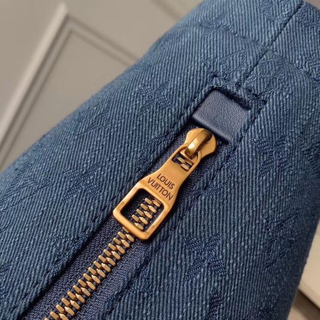 Louis vuitton original Monogram Denim CHALK M44617 blue