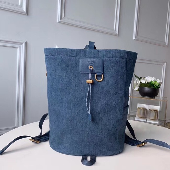 Louis vuitton original Monogram Denim CHALK M44617 blue