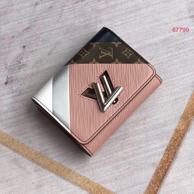 Louis vuitton original TWIST Wallet M67799 pink