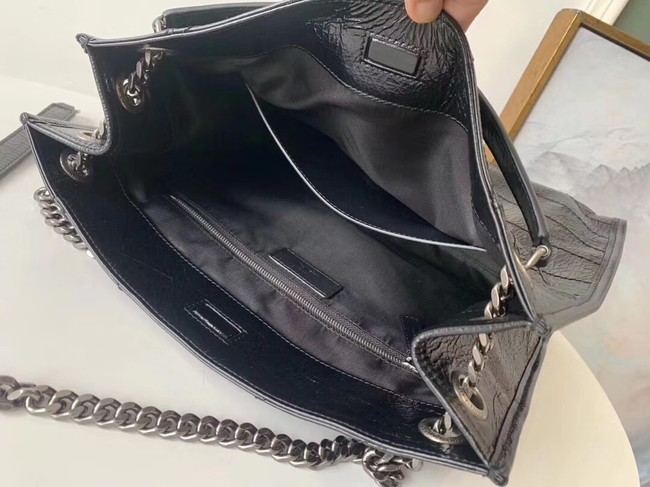 SAINT LAURENT Niki Medium leather shoulder bag 5814 black