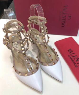 Valentino Leather Pump VT655 White