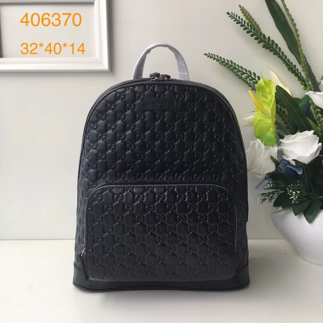 GUCCI GG Soho Leather backpack 406370 Black