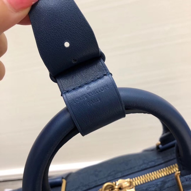 Louis vuitton original KEEPALL BANDOULIERE 50 M44644 Navy