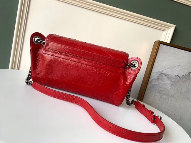 SAINT LAURENT Niki leather belt bag 577124 red