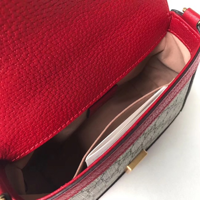 Gucci GG Marmont mini top handle bag 547260 red