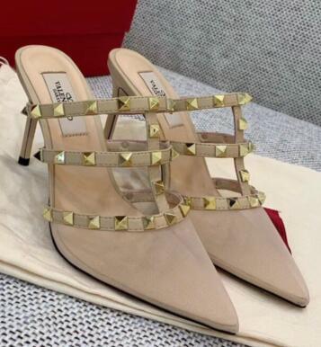 Valentino Leather Pump VT7553 Apricot