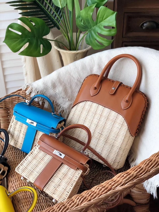 Hermes kelly picnic bag 9811 brown