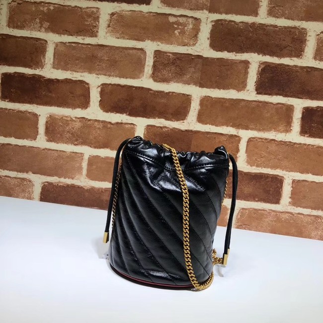 Gucci GG Marmont mini bucket bag A575163 black