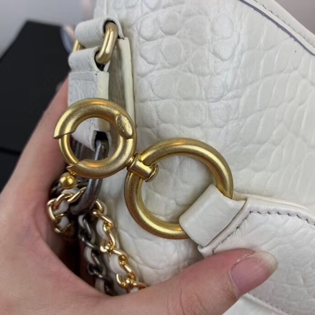 Chanel gabrielle hobo bag A93824 white