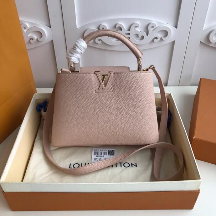 Louis Vuitton original Elegant Capucines BB Bags M94517 Nude