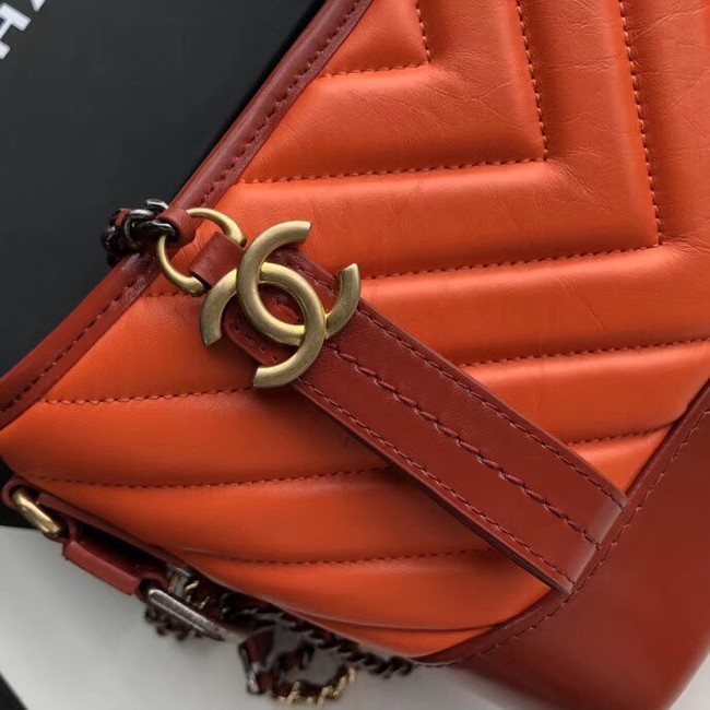 Chanel gabrielle small hobo bag A91810 orange