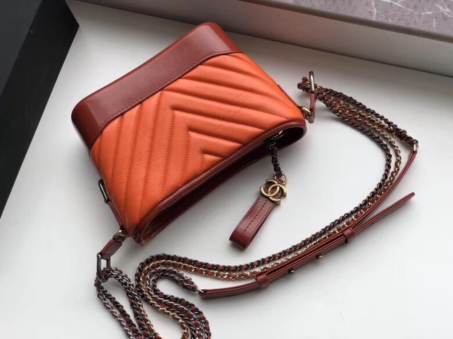 Chanel gabrielle small hobo bag A91810 orange