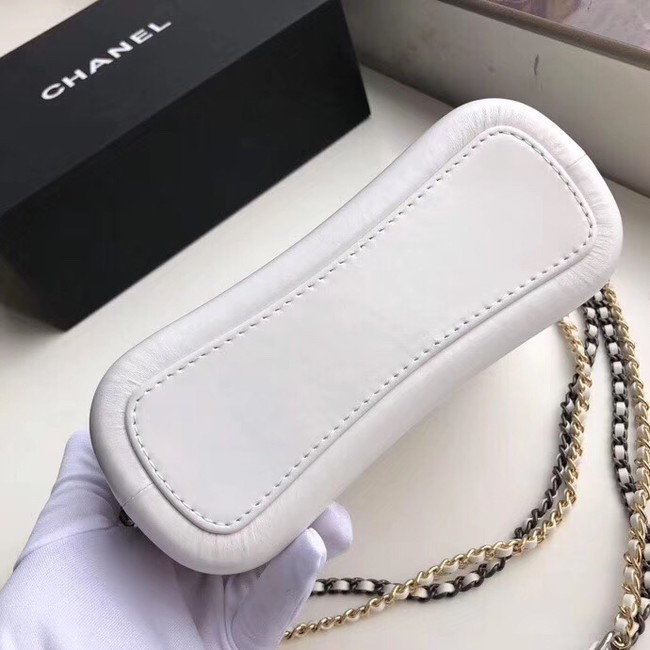 Chanel gabrielle small hobo bag A91810 white