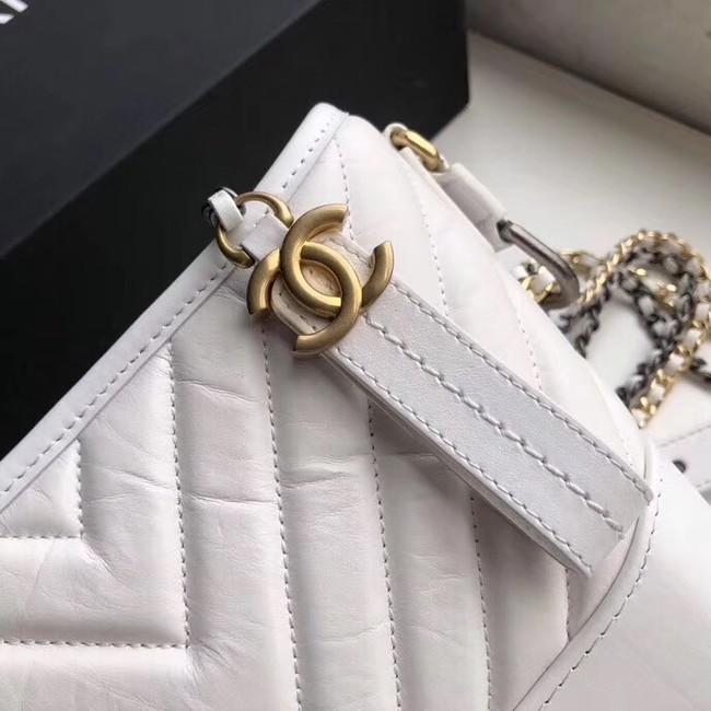 Chanel gabrielle small hobo bag A91810 white