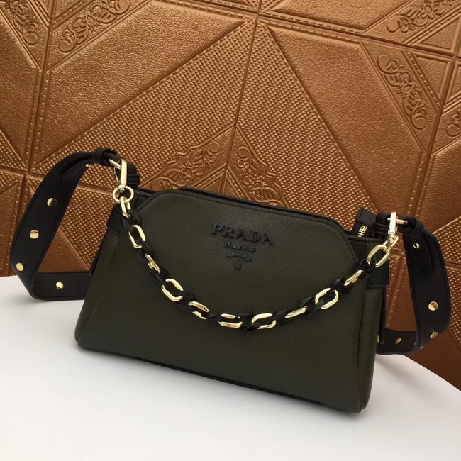 Prada Calf leather shoulder bag 2032 black