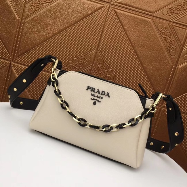 Prada Calf leather shoulder bag 2032 white